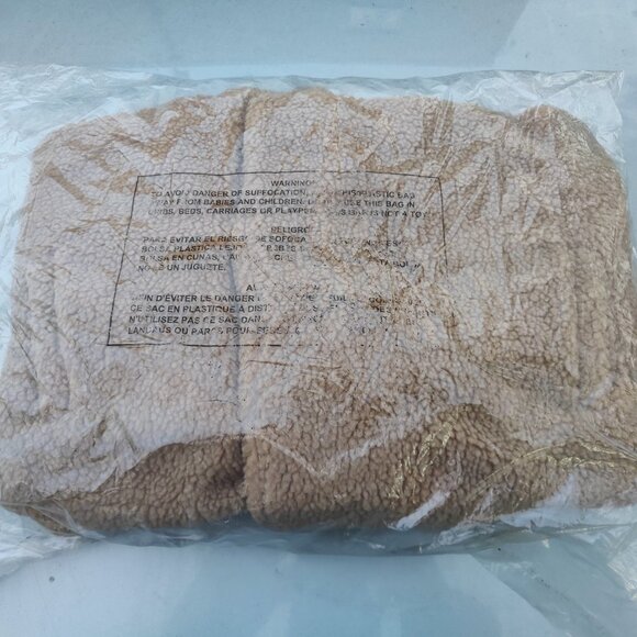 *NWT* The Children's Place Girls Teddy Sherpa Coat Brown Sierra Tan Size L 10/12 - Picture 5 of 7